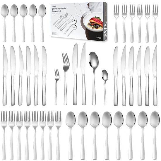 Deleca Bestekset Essential 72-delig edelstaal voor 12 personen