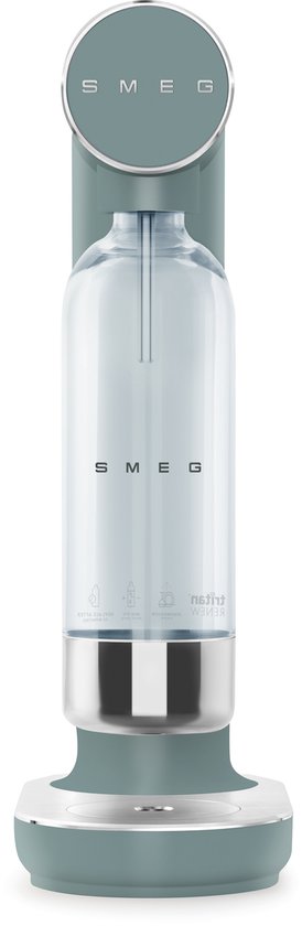 Smeg Soda Maker bruiswatermachine in Emerald Green