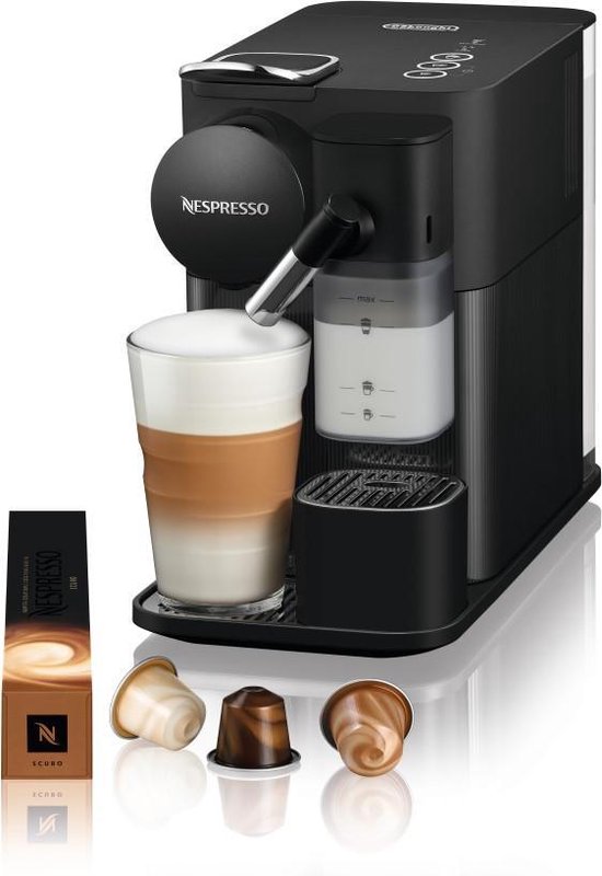De'Longhi Nespresso Lattissima One koffiecupmachine in zwart
