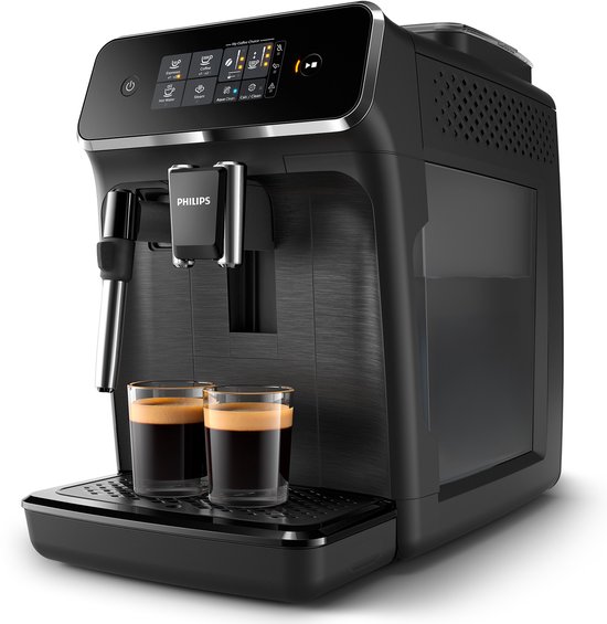 Philips 2200 Series volautomatische espressomachine in zwart