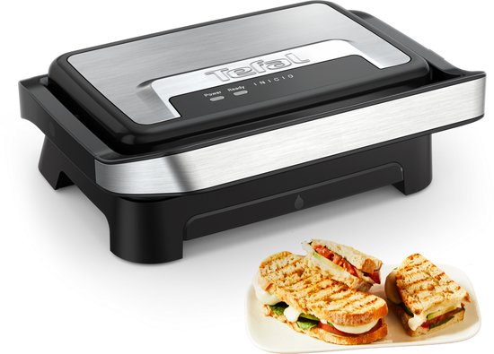 Tefal Inicio Compact GC270D contactgrill met anti-aanbaklaag