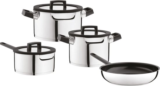 BergHOFF DiNA Uqonic downdraft pannenset van 7 delen, PFAS-vrij