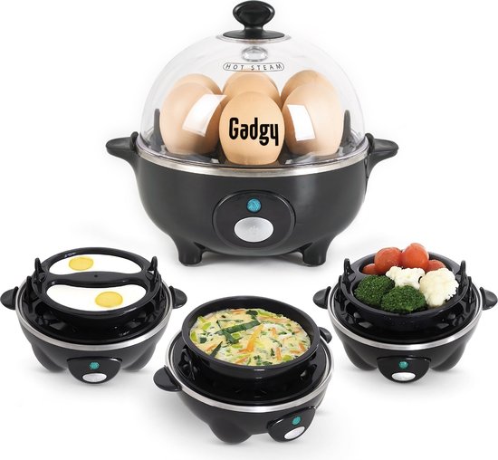 Gadgy Eierkoker voor koken, pocheren, roerei en omelet