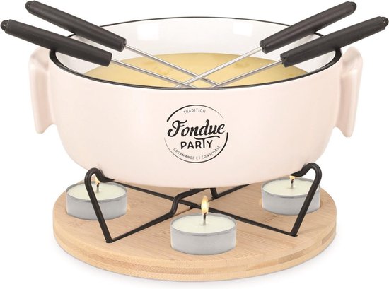 OTIX kaasfondue set met brander voor 4 personen