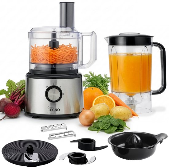 Linea Tegno PRO-FP8001 foodprocessor met blenderkan