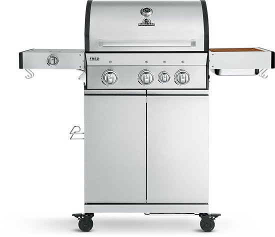 Burnhard FRED Deluxe gasbarbecue met infraroodbrander en zijkookplaat