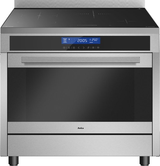 Amica ACIS2115S inductiefornuis van 90 cm met heteluchtoven