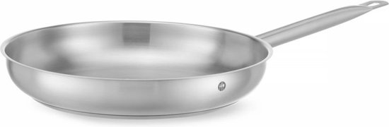 HENDI Kitchen Line professionele roestvrijstalen koekenpan van 32 centimeter