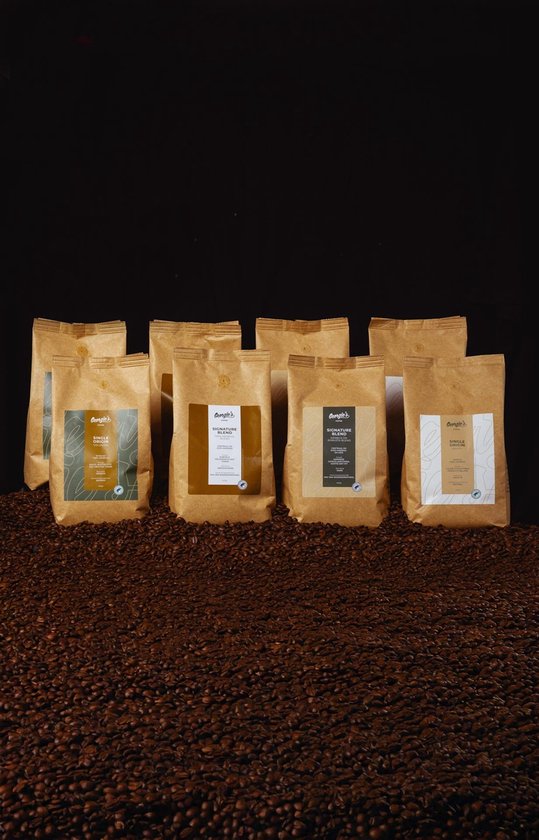 Georgie's Best of Beans koffiebonen proefpakket met vier smaken