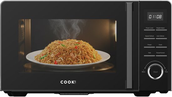 COOK-IT vrijstaande magnetron met 11 vermogensstanden en kinderslot