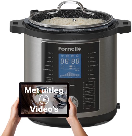 Fornello Supremo multicooker met keramische binnenpan