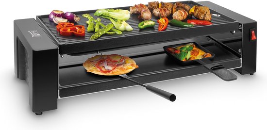 Fritel Pizza-Raclette Grill PR 3195 op tafel