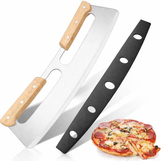 Montzys Pizzasnijder van 35 centimeter met beschermhoes