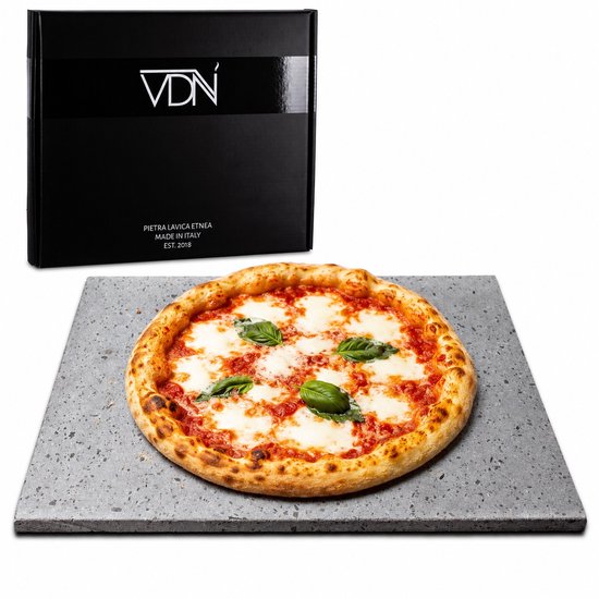 VDN Pizzasteen van lavasteen uit de vulkaan Etna