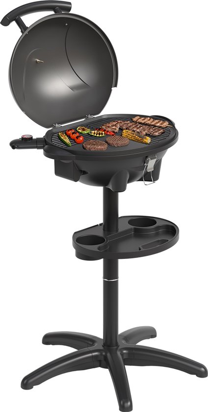 KitchenBrothers opvouwbare elektrische bbq met anti-aanbaklaag