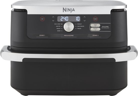 Ninja Foodi AF500EU Mega Dubbele Airfryer XXL met MegaZone van 10,4 liter