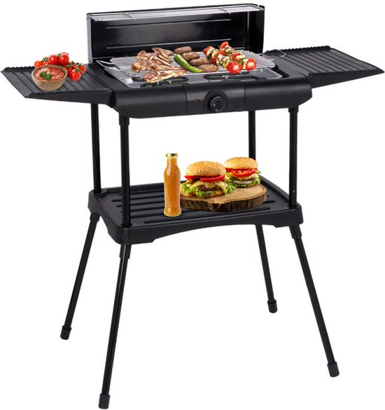 Cheqo luxe elektrische barbecue op statief, ook geschikt voor de camping