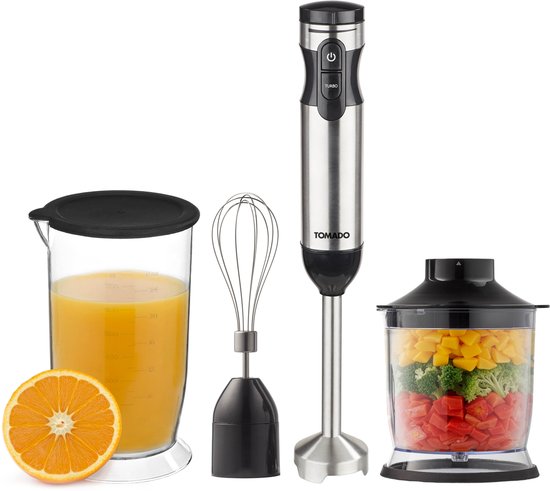 Tomado TSB9001B staafmixer set met hakmolen en maatbeker