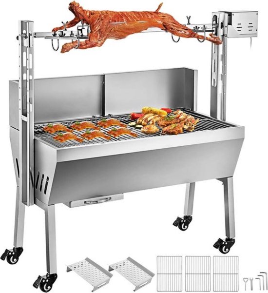 Rookvrije elektrische bbq geschikt voor binnen en buiten