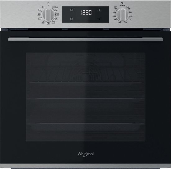 Whirlpool OMK58HR0X multifunctionele inbouwoven in roestvrij staal