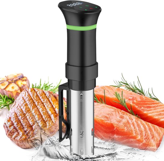 SAVI Sous Vide Stick in het zwart, compact model