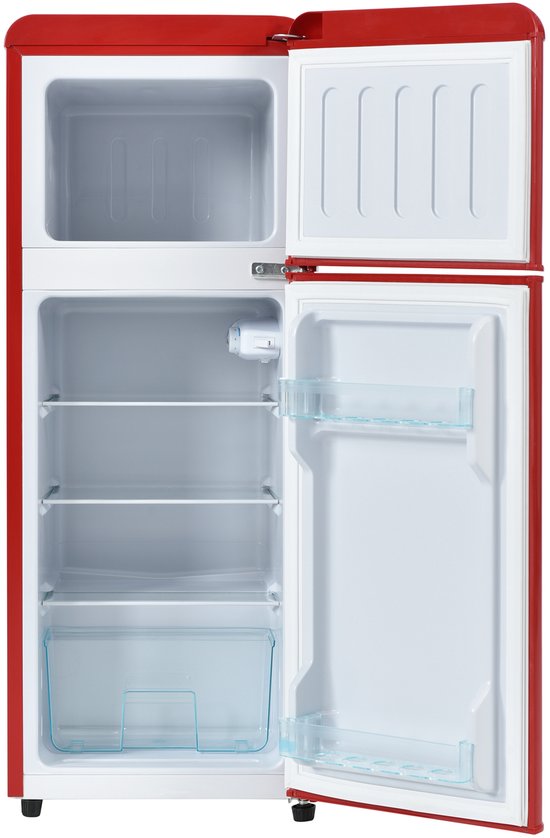 MY SPACE LIVING compacte retro koelkast van 92 liter met dubbele deur