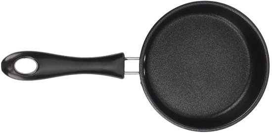 Rvs omeletkoekenpan met antiaanbaklaag