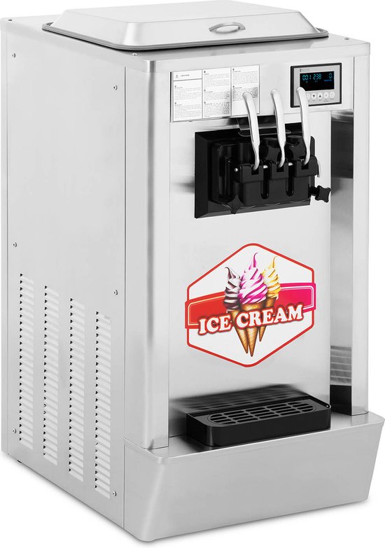 Royal Catering Softijsmachine met drie smaken en 1640 watt