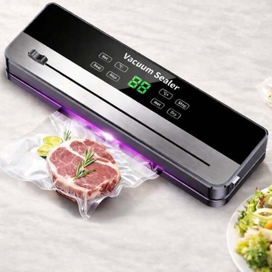 6-in-1 vacumeermachine met ingebouwde snijder en nat/droog functie