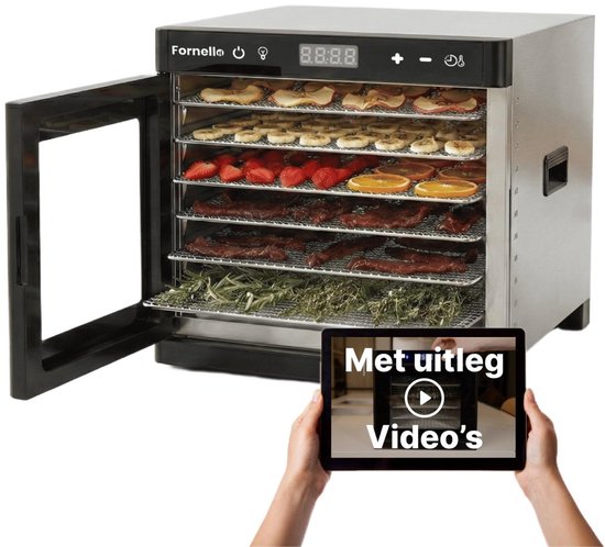 Fornello voedseldroger inclusief uitlegvideo's