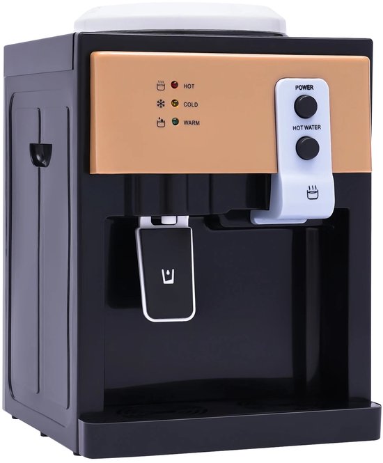 Novari waterdispenser met heetwatertap in RVS