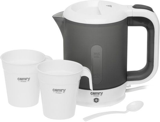 Camry Reiswaterkoker CR-1382 met twee kopjes en een lepel