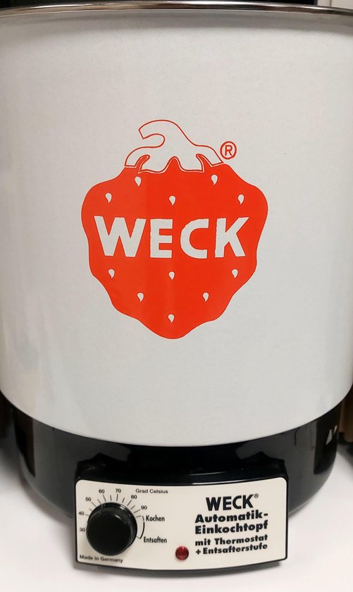 WECK WAT14 elektrische weckketel van 29 liter met controlelampje