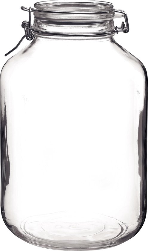Fido weckpot van 5 liter met klemsluiting en rubberring