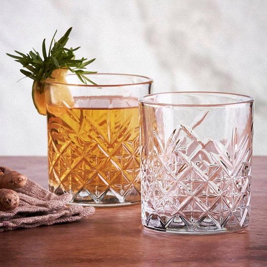 Pasabahce Timeless whiskeyglazen set van 4 stuks