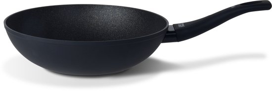Laviro Wokpan van 28 cm met gratis glazen deksel