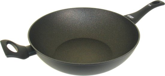 Laviro Wokpan van 32 cm met anti-aanbaklaag